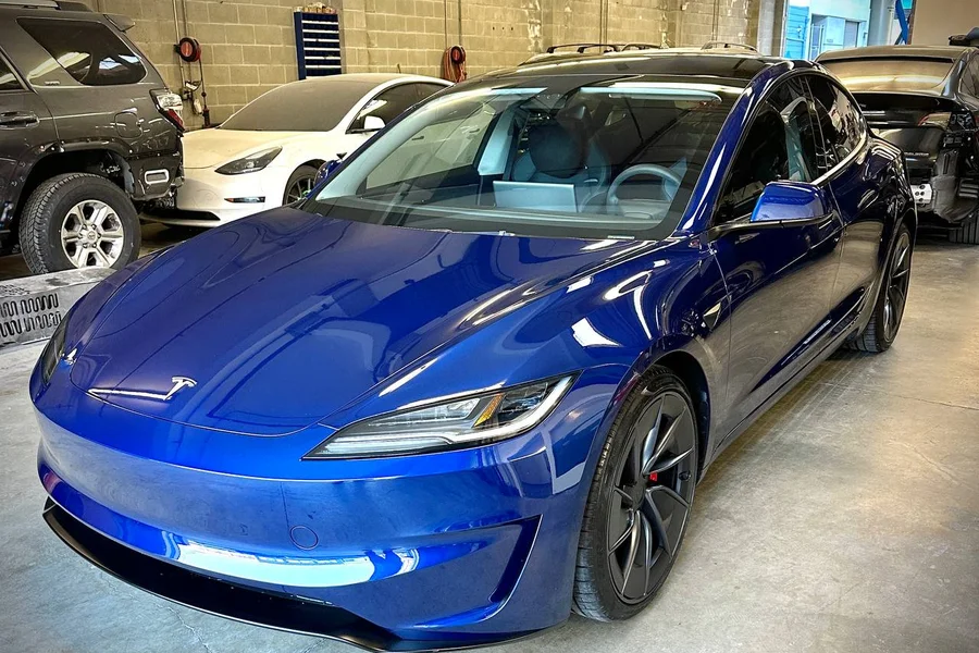 Tesla Model 3 collision repair San Francisco EV Central body shop